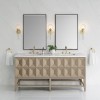 Emmeline 72" (Vanity Only Pricing) in Pebble Oak